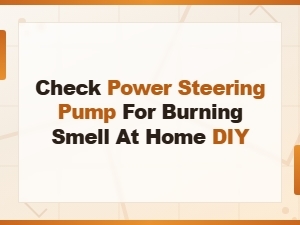 Check Power Steering Pump for Burning Smell at Home Diy